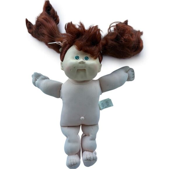 Cabbage Patch Kids 1983 Talking Doll Red Hair Green Eyes Coleco Vintage - Picture 3 of 17